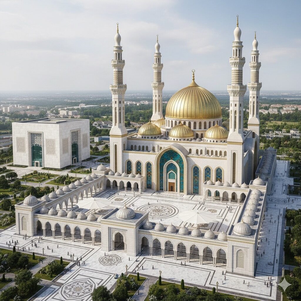 Illustrative masterplan concept for Jamia Baitul Ateeq 500 Acre Islamic Welfare City