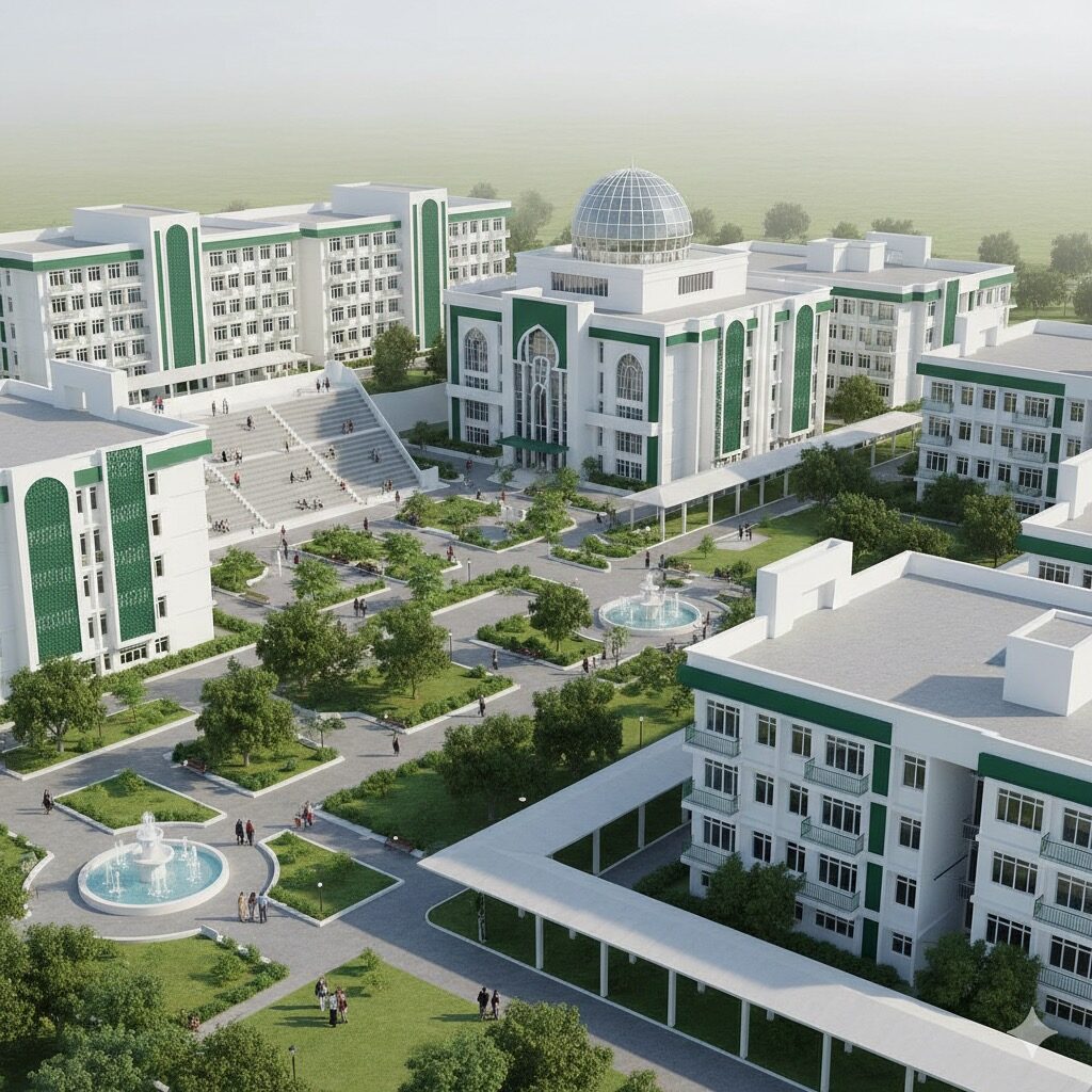 Jamia Baitul Ateeq integrated welfare city conceptual visualization